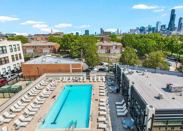 Сasa de vacaciones Extended Stay: Walk To Uic Campus & Train! *